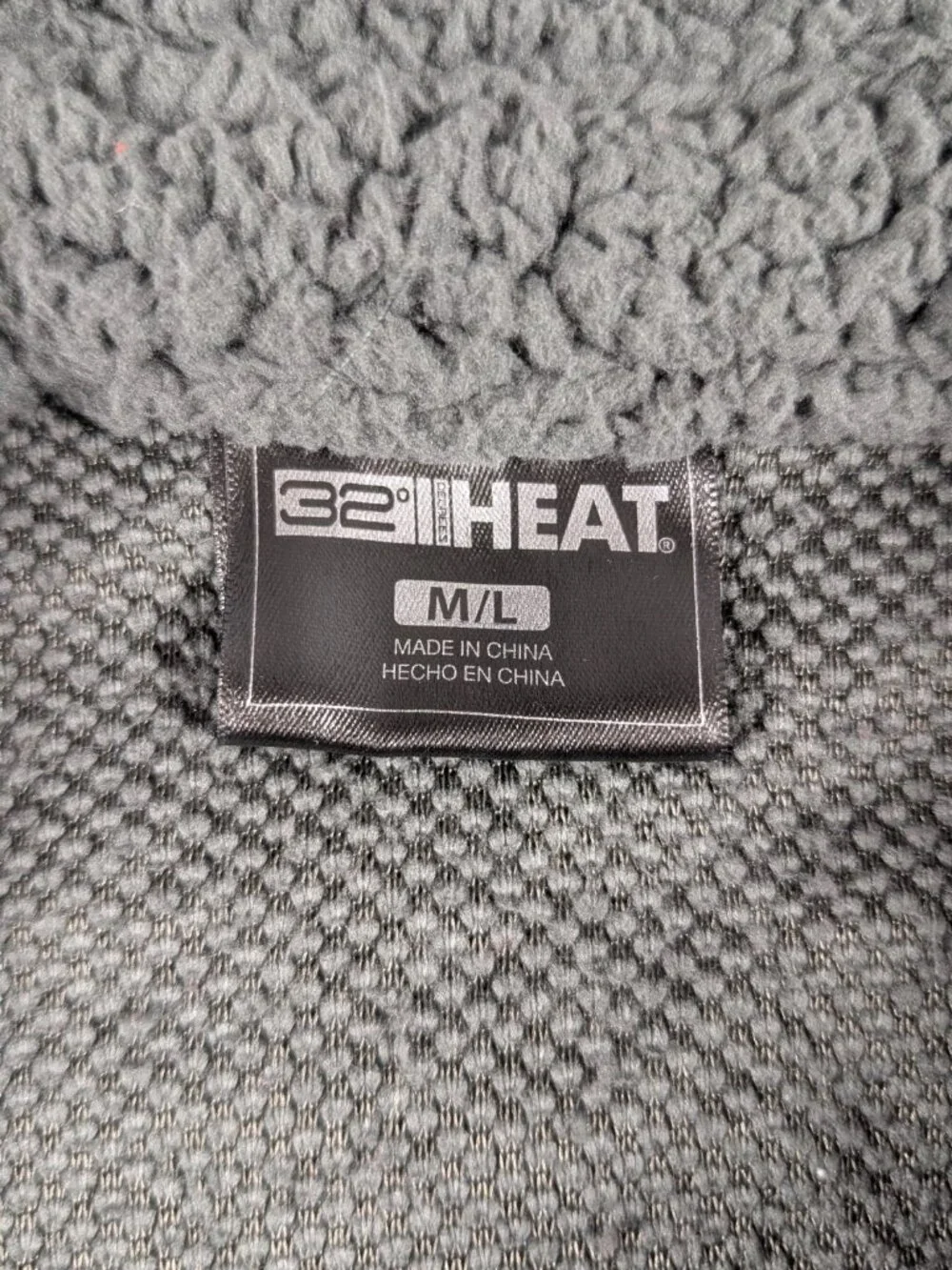 Women's 32 Degrees Button Front Gray Jacket Size M/L